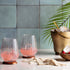 Zelda Stemless Wine Glasses Set Of 4